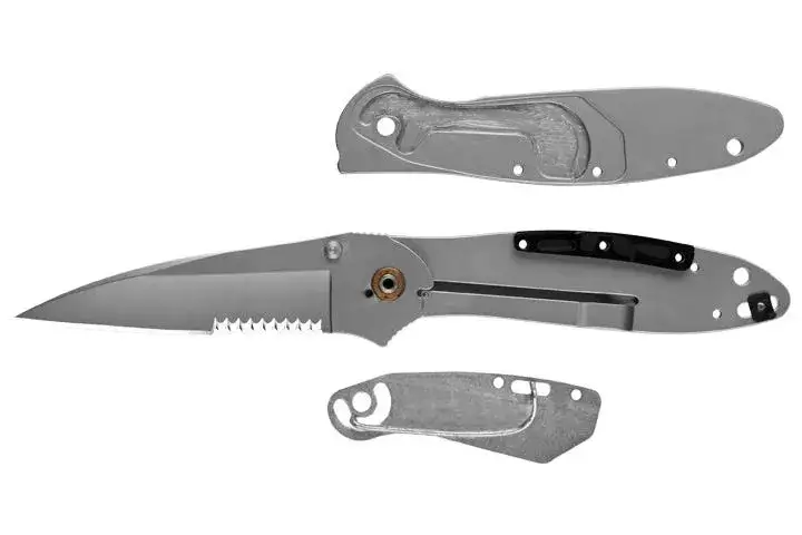 Kershaw Model 1660ST Leek - Serrated disassembled